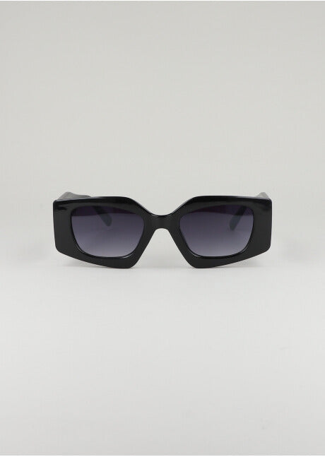 Rectangular lenses Wide frame BLACK