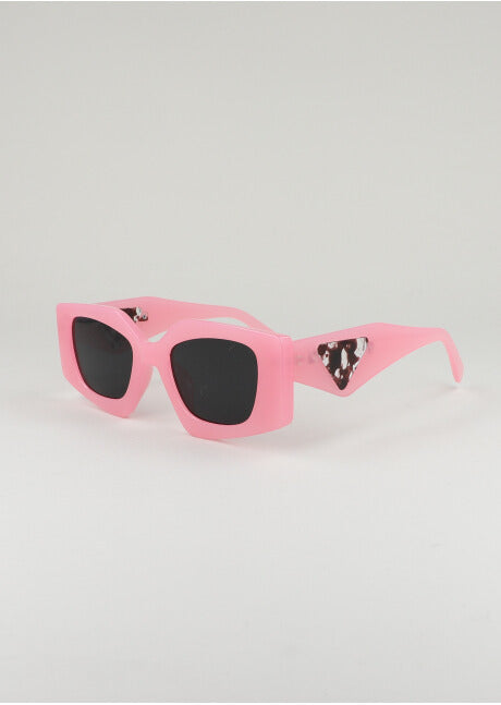 Rectangular lenses Wide frame PINK