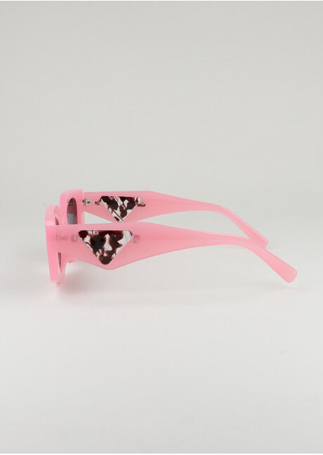 Rectangular lenses Wide frame PINK
