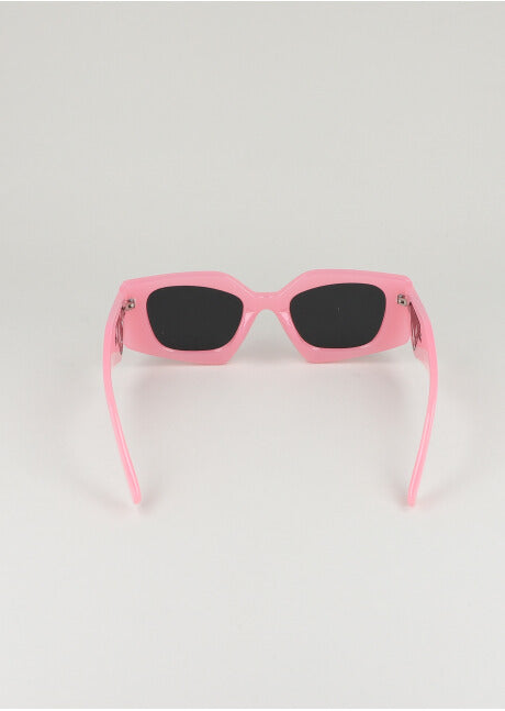 Rectangular lenses Wide frame PINK