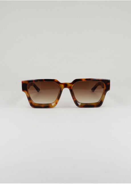 SQUARE LENSES Width frame COFFEE