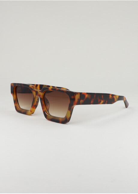 SQUARE LENSES Width frame COFFEE