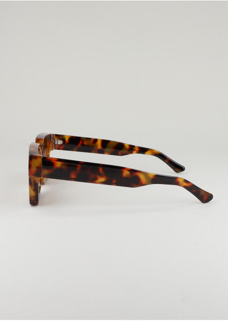 SQUARE LENSES Width frame COFFEE