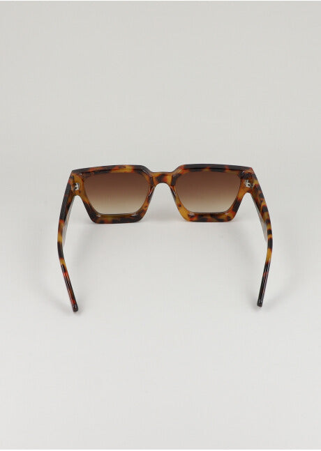 SQUARE LENSES Width frame COFFEE