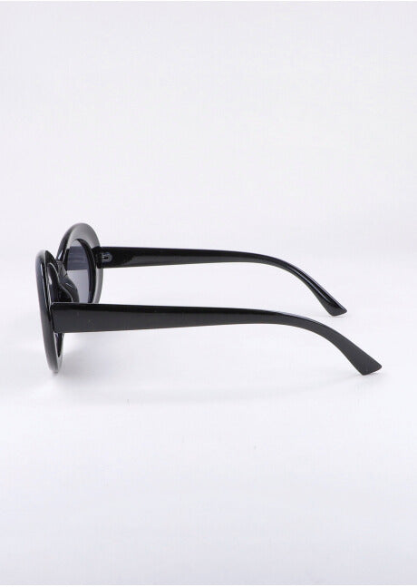 Smooth oval lenses BLACK