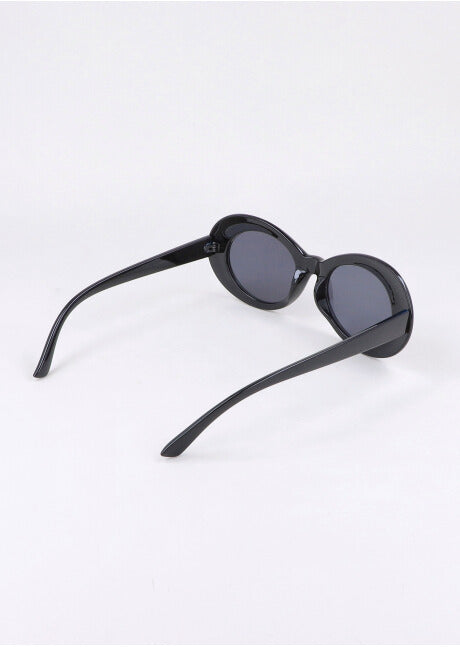 Smooth oval lenses BLACK