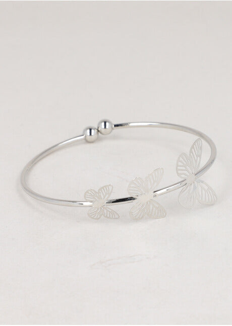 Cuff butterflies SILVER