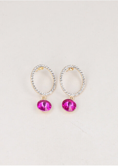 Aretes Circulo Multibrillos FIUSHA