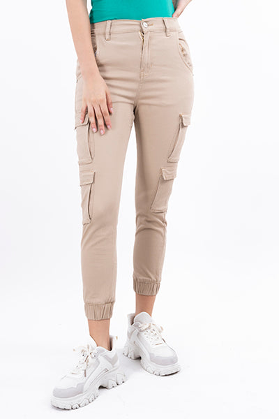 Jeans Multibolsillos Khaki