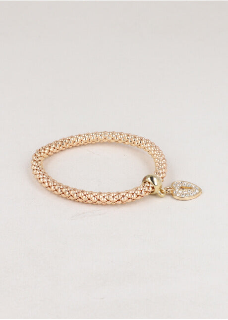 Padrado heart pendant bracelet GOLD