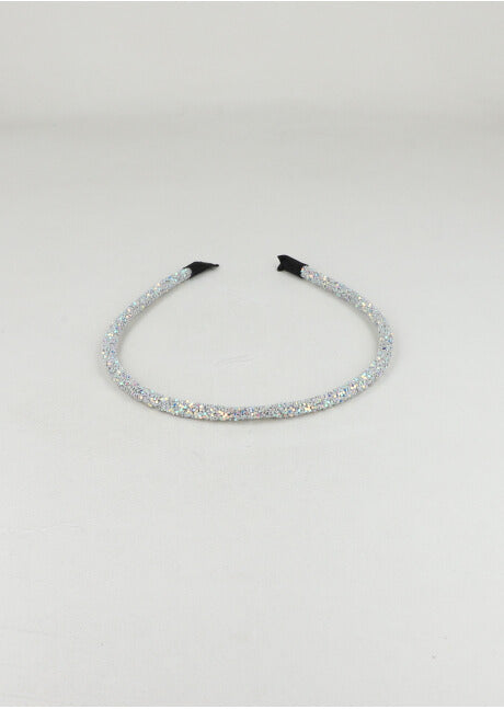 Diadema Metálica Glitter PLATA