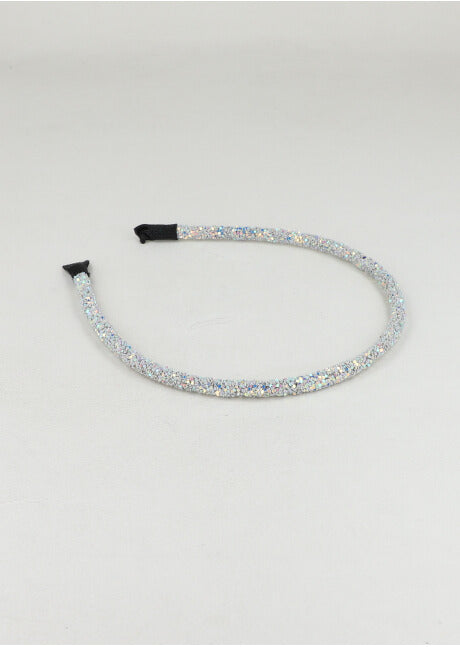 Diadema Metálica Glitter PLATA