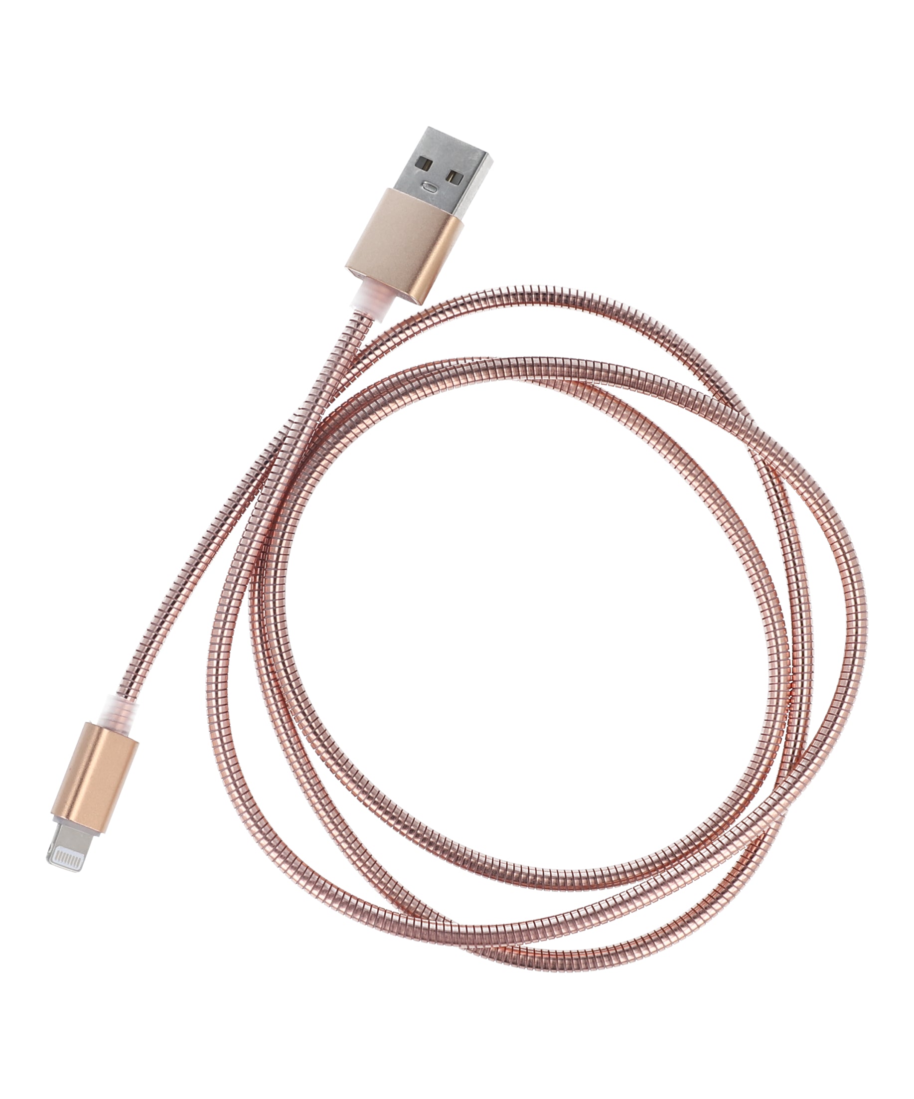 Metallic charger cable Rose gold