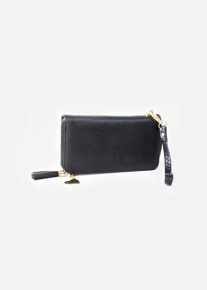 Cartera midi capitonada NEGRO