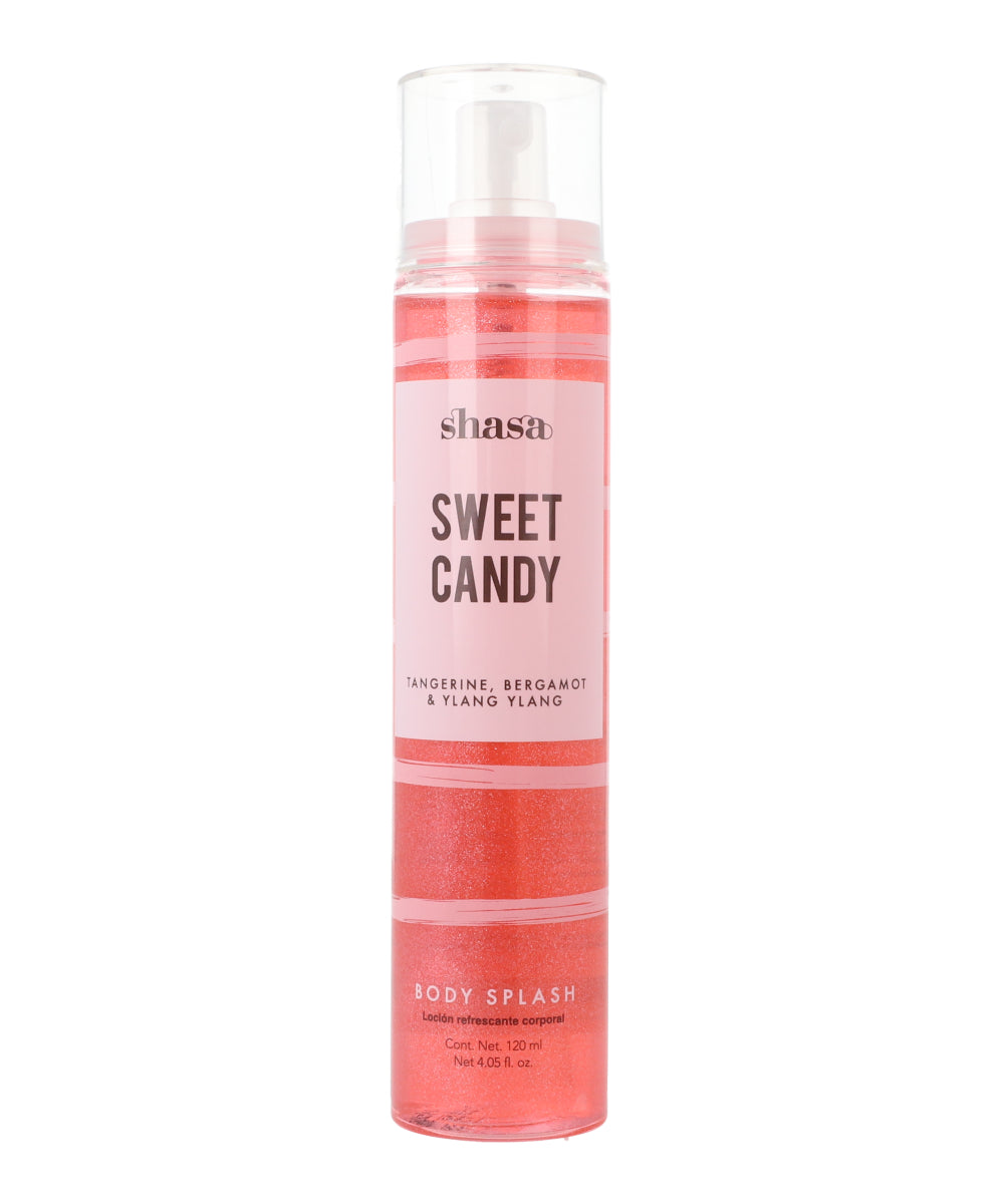 Body Splash Glitter Sweet Candy  120 Ml ROJO