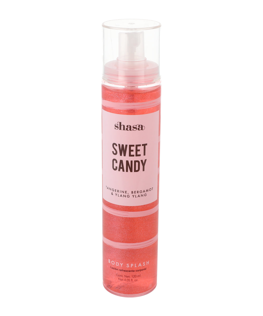 Body Splash Glitter Sweet Candy  120 Ml ROJO