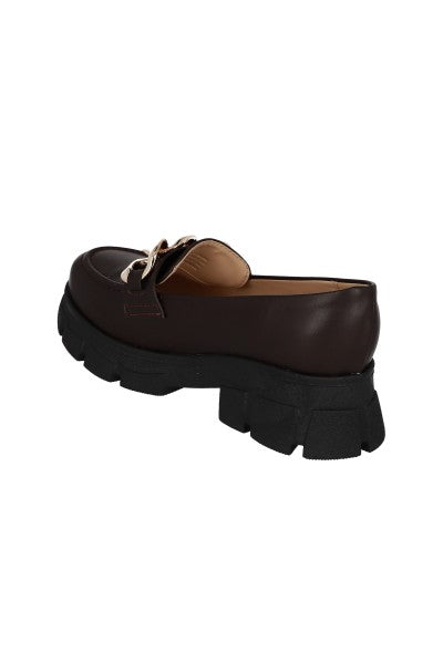 Loafers chunky cadena CAFE