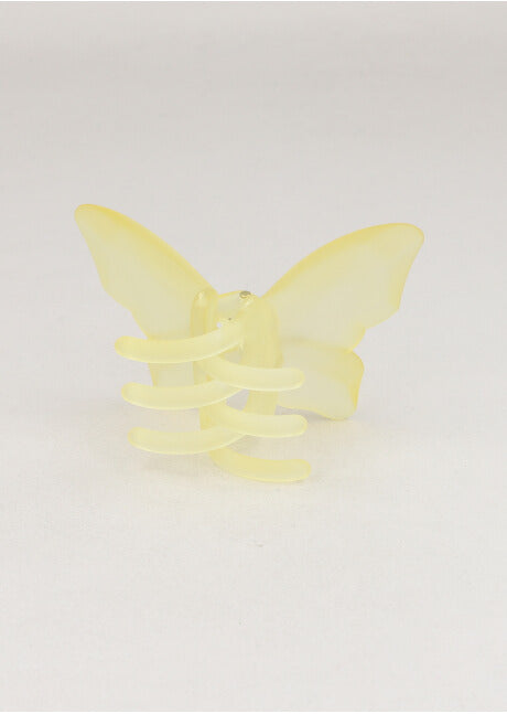 Matte butterfly clamp YELLOW