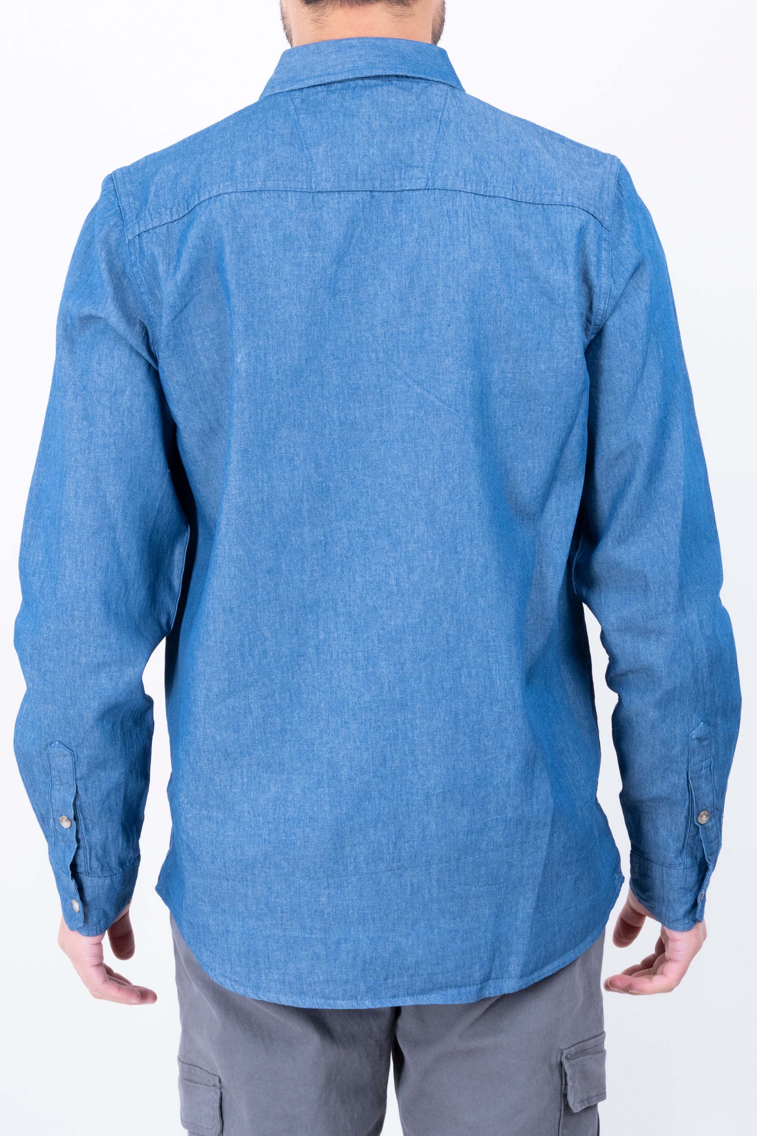 Denim Long Manga Shirt Stone