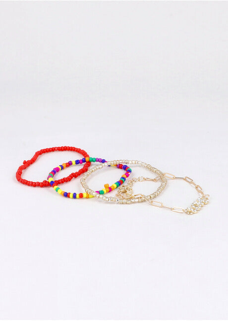 4 P Pulseras Love ORO