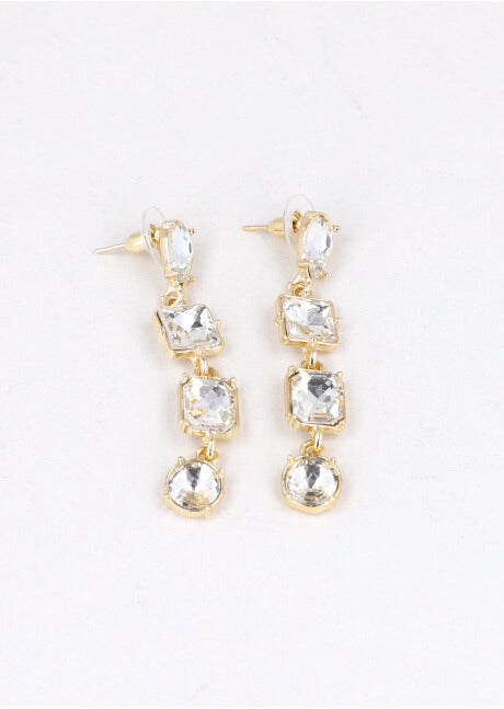 Crystal earrings GOLD