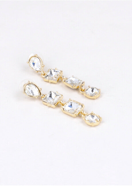 Crystal earrings GOLD