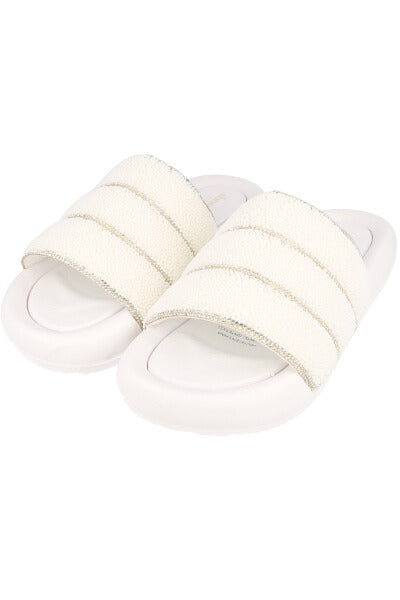 Capitonadas Slide sandals WHITE