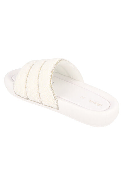 Capitonadas Slide sandals WHITE