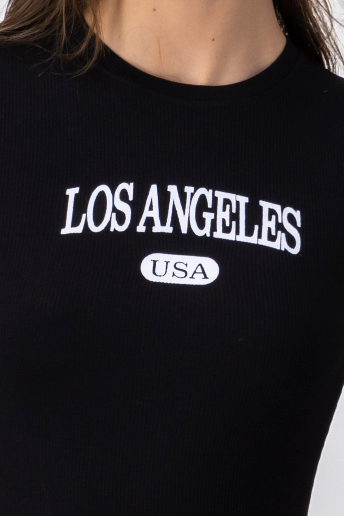 Mini Los Angeles dress BLACK