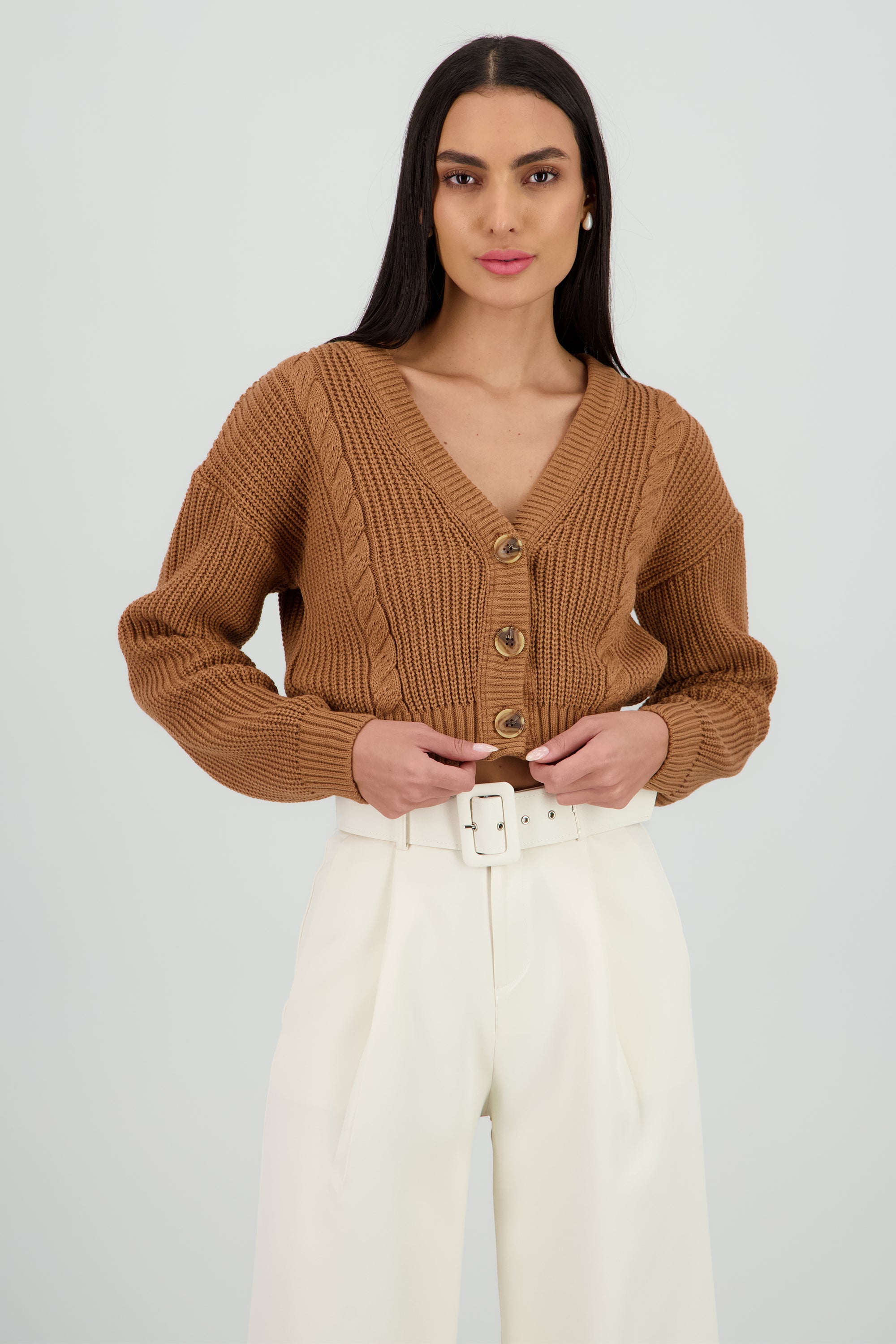 Cárdigan Tejido Punto Botones ARENA