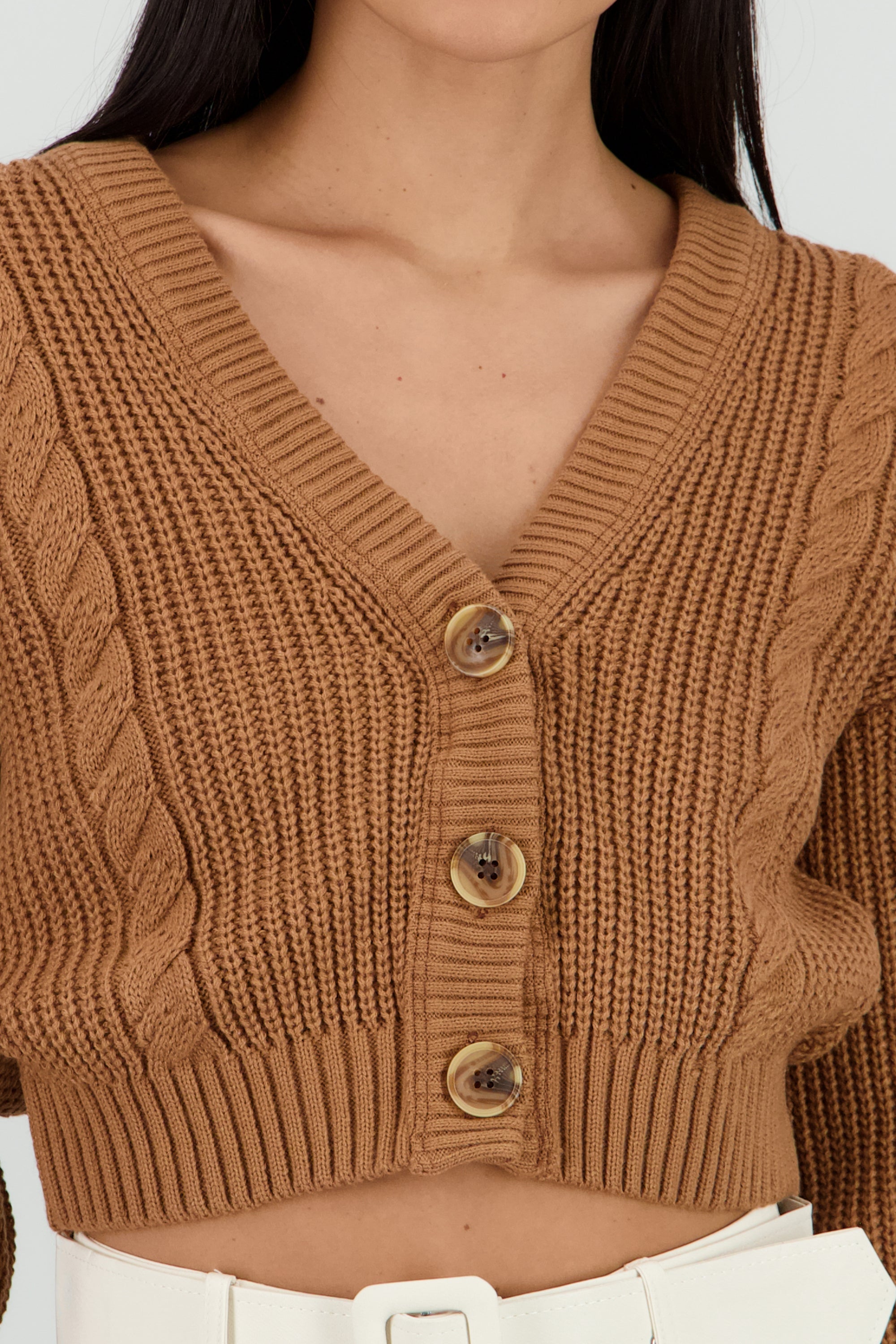 Cárdigan Tejido Punto Botones ARENA