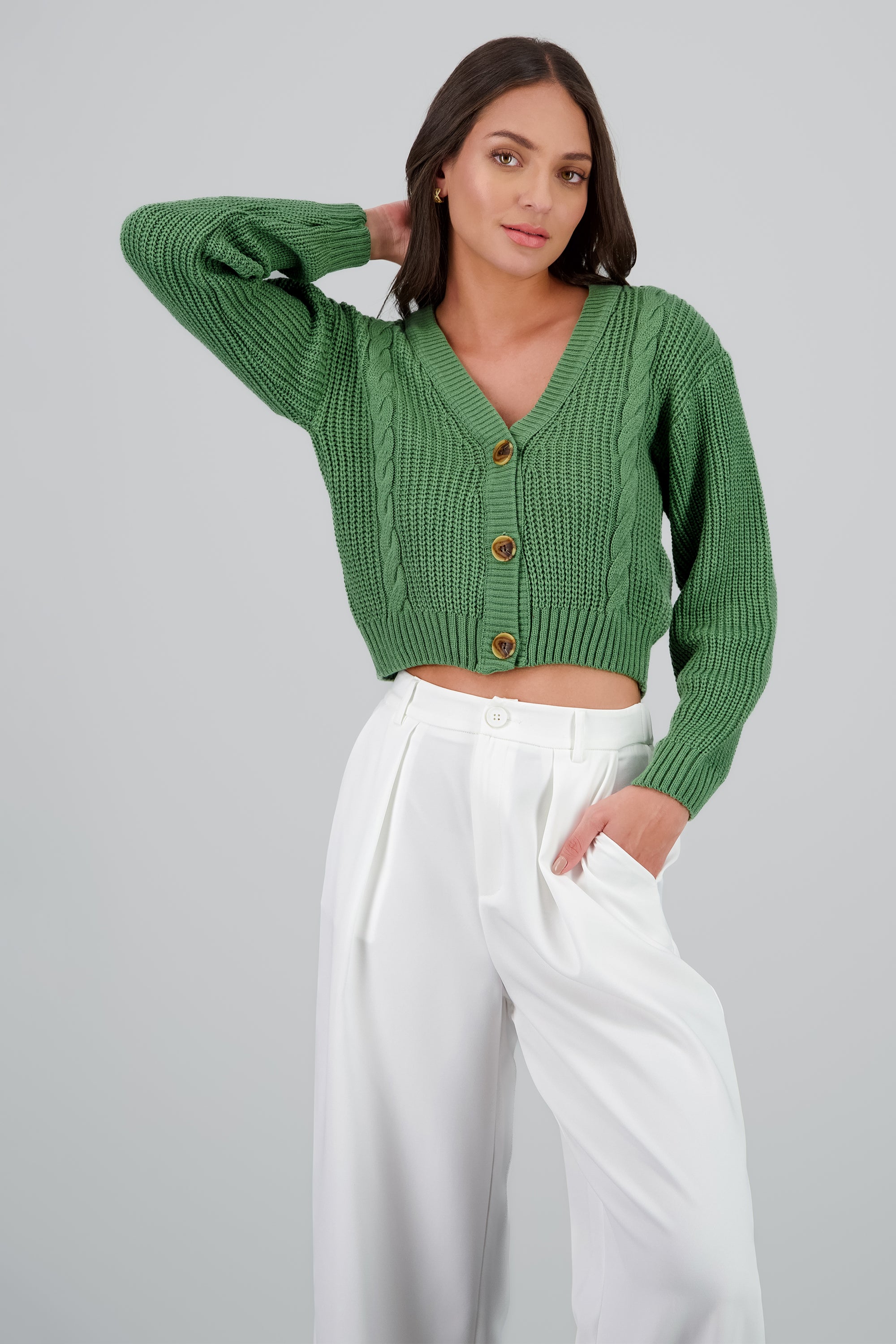 Cárdigan Tejido Punto Botones SAGE