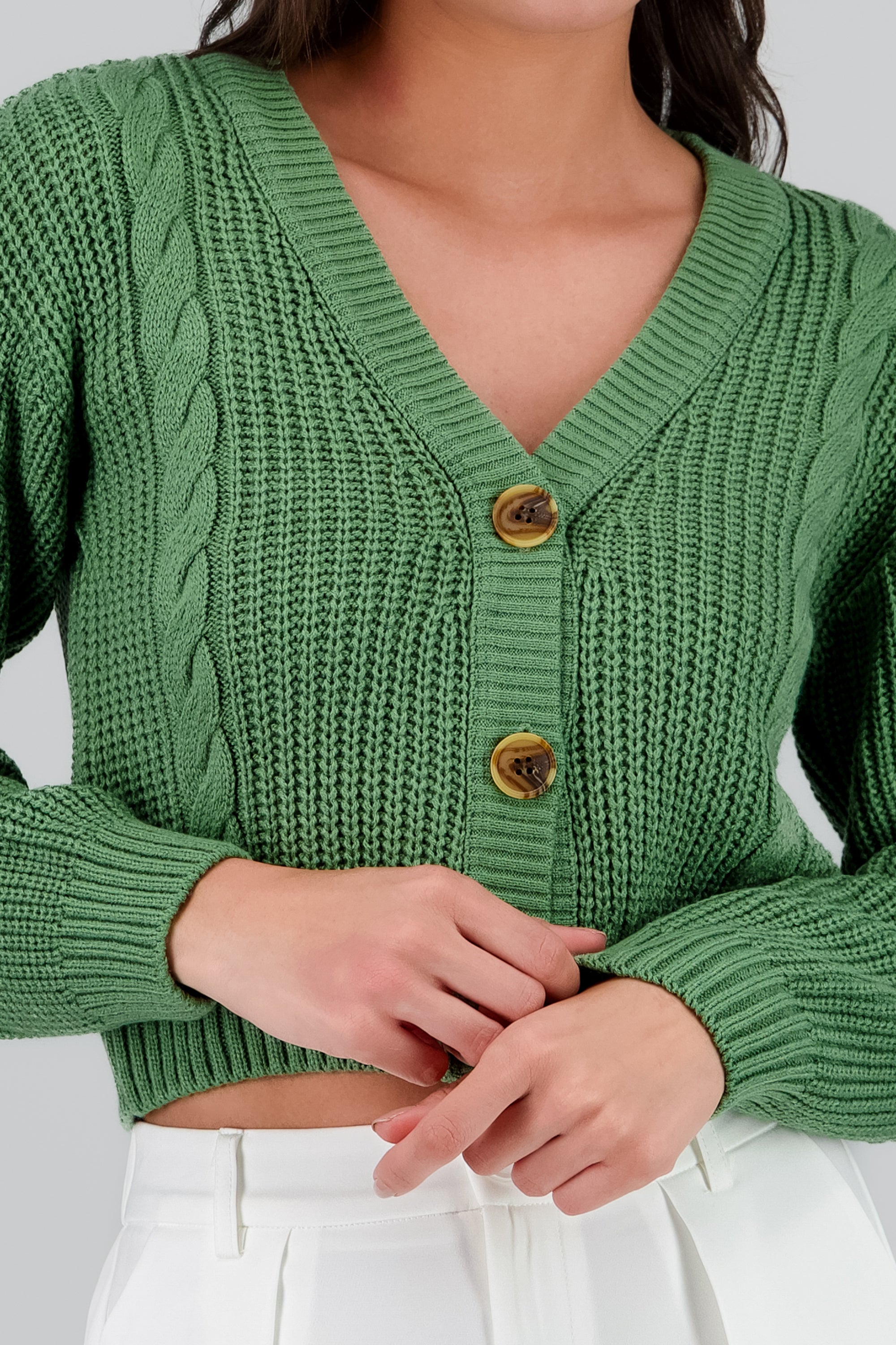 Cárdigan Tejido Punto Botones SAGE