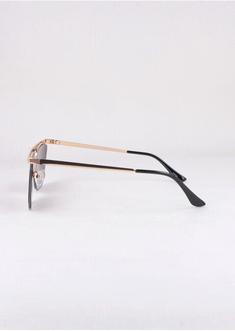 Metallic decorative square lenses GOLD