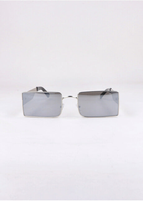 Rectangular metal lenses MULTICOLORED