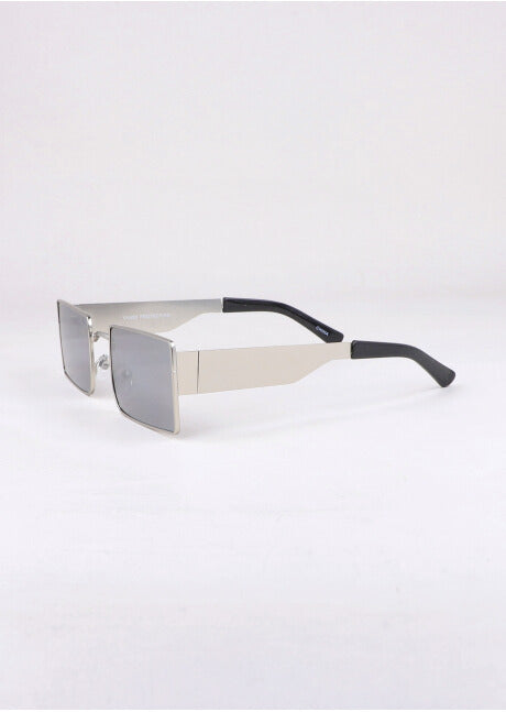 Rectangular metal lenses MULTICOLORED