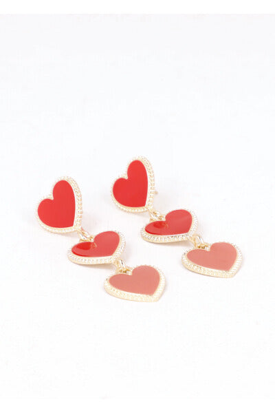 Aretes Triple Corazon ORO