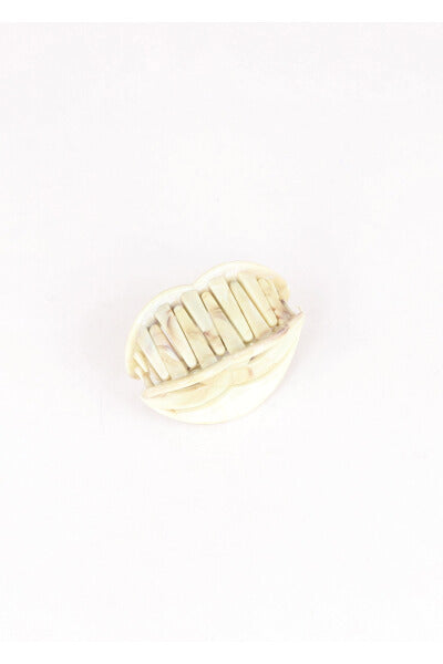 Pinza Midi Doble Círculo BEIGE