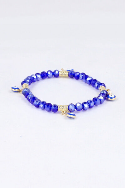 Pulsera Cuenta Charms Ojos AZUL