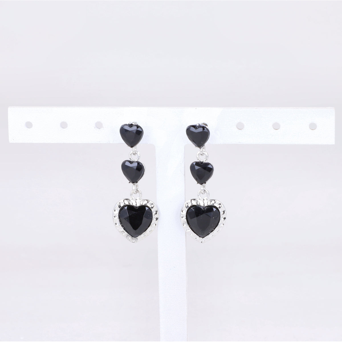 Aretes Triple Corazon PLATA