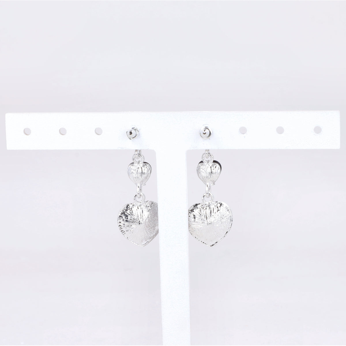 Aretes Triple Corazon PLATA