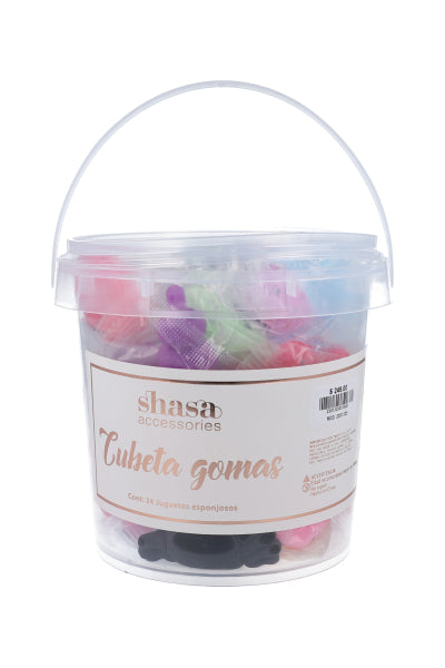 cubeta con 24 gummies MULTICOLOR