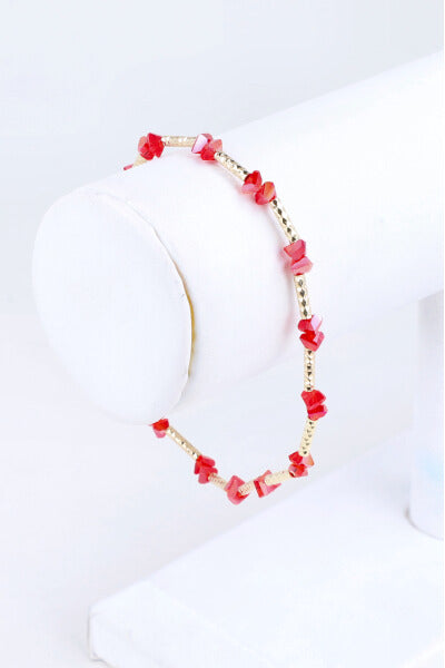 Anklet Beads Chiquitas ROJO