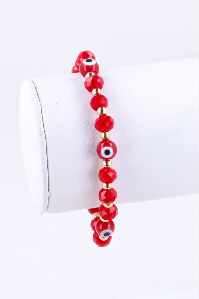 Pulsera Beads Ojos ROJO