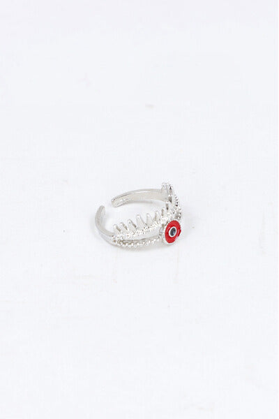 Anillo Ojo Pestañas ROJO