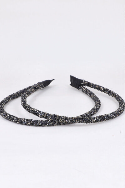 Double shine headband BLACK