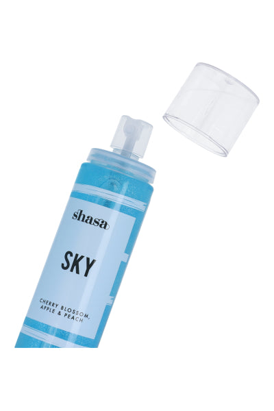 Body splash Sky Glitter 120 ml AZUL