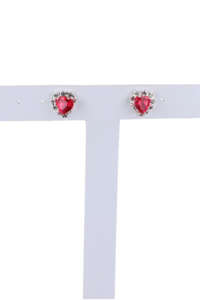 Studs Heart earrings PINK