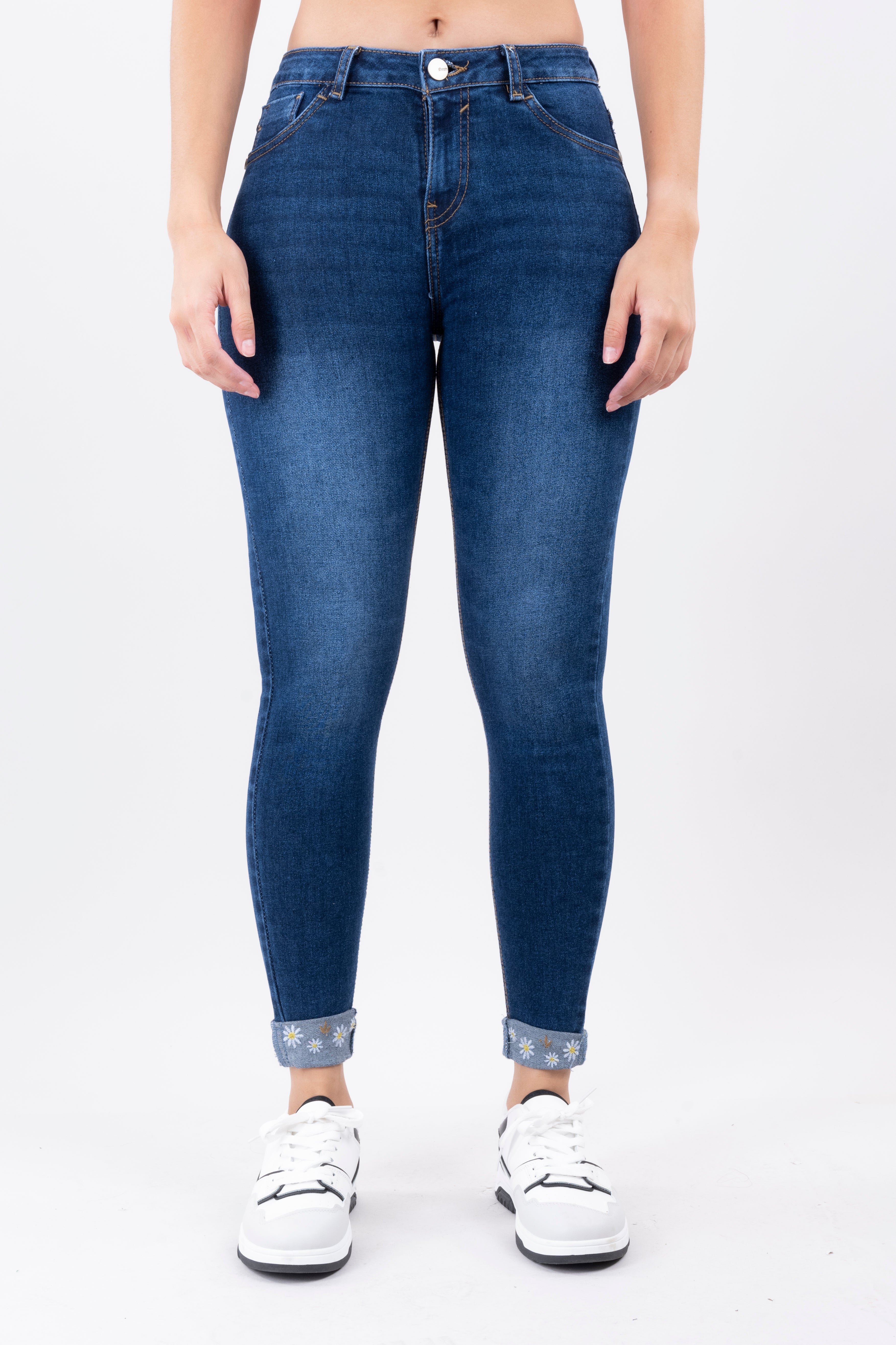 SKINNY BLOW JEANS MARGARITAS Dark Wash