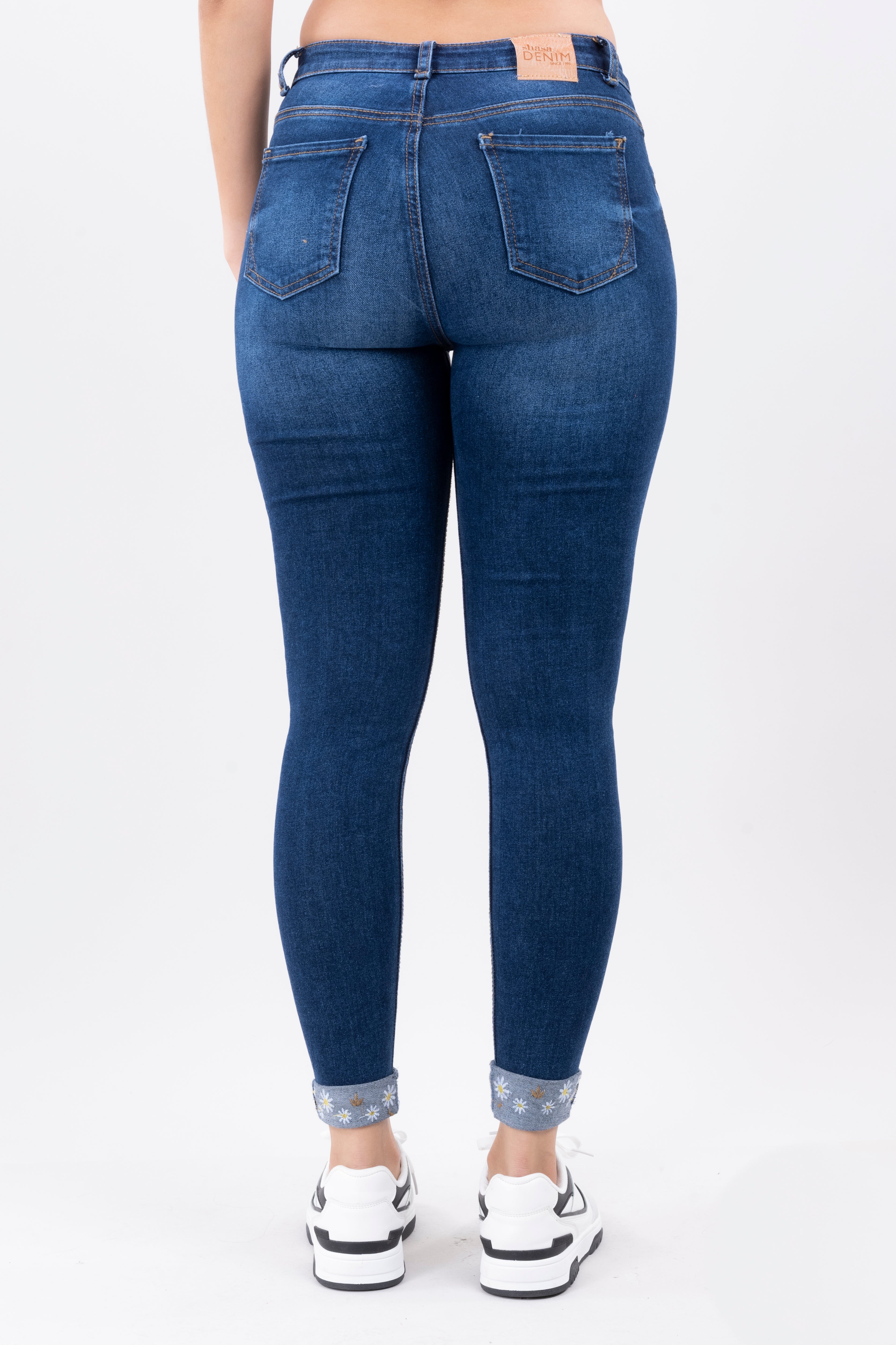 SKINNY BLOW JEANS MARGARITAS Dark Wash